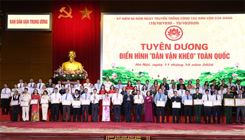 Công tác dân vận tạo sức lan tỏa mạnh mẽ trong cả hệ thống chính trị