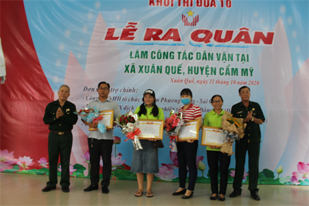 Cụm thi đua số 10 tỉnh Đồng Nai ra quân làm công tác dân vận tại huyện Cẩm Mỹ