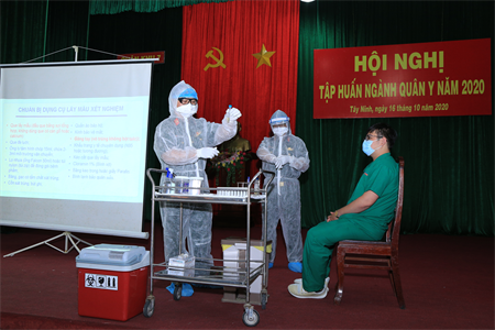 Quân khu 7 tập huấn ngành Quân y năm 2020