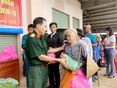 Nghĩa tình “Siêu thị 0 đồng” của LLVT tỉnh Bà Rịa - Vũng Tàu