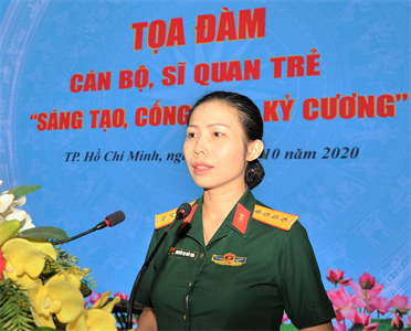 Các ý kiến đóng góp tại buổi Tọa đàm cán bộ, sĩ quan trẻ Quân khu 7