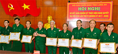 Hội CCB tỉnh Long An sơ kết hoạt động giữa nhiệm kỳ
