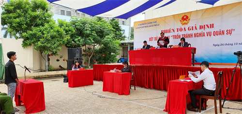 Quận Bình Thạnh: Tổ chức phiên tòa giả định xét xử hành vi “Trốn tránh nghĩa vụ quân sự”