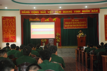 Cục Kỹ thuật Quân khu 7: Quán triệt nghị quyết Trung ương lần thứ 4 Khóa XII