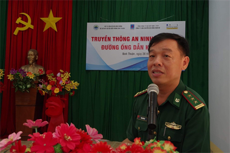 Tuyên truyền bảo vệ an ninh, an toàn đường ống dẫn khí trên biển cho ngư dân Mũi Né và Liên Hương