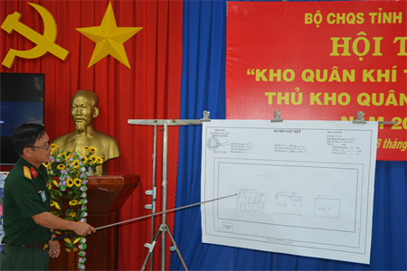 Bộ CHQS tỉnh Tây Ninh hội thi kho Quân khí tốt, trợ lý, thủ kho Quân khí giỏi