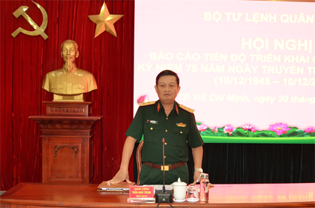 Chuẩn bị chu đáo các hoạt động kỷ niệm 75 năm Ngày truyền thống Quân khu 7