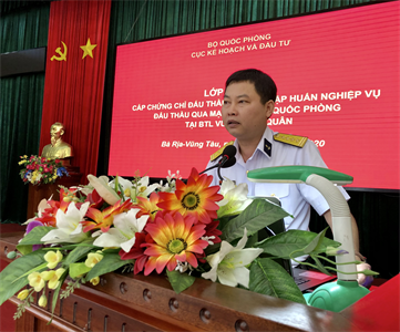 Vùng 2 Hải quân tập huấn nghiệp vụ đấu thầu