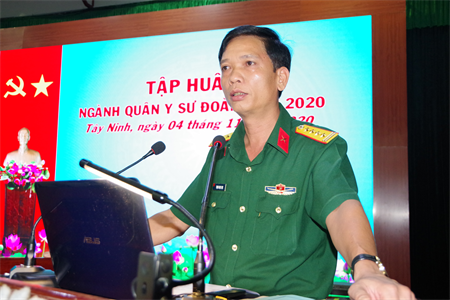 Sư đoàn 5 tập huấn ngành Quân y năm 2020