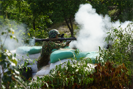 Sư đoàn 302 diễn tập bắn đạn thật