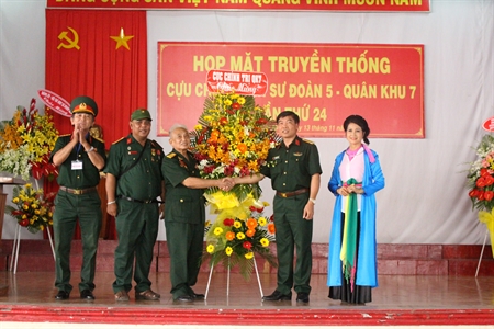 Ban liên lạc Sư đoàn 5 tại TP.HCM họp mặt truyền thống