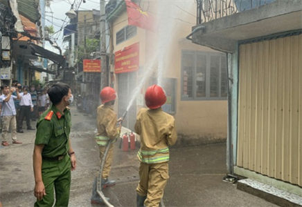 Thực hành phương án PCCC, cứu nạn, cứu hộ năm 2020