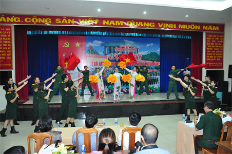 Công ty Đông Hải hội thi 15 bài hát qui định trong Quân đội Nhân dân Việt Nam
