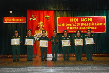 Cục Hậu cần Quân khu 7 sơ kết công tác xây dựng cơ bản năm 2016