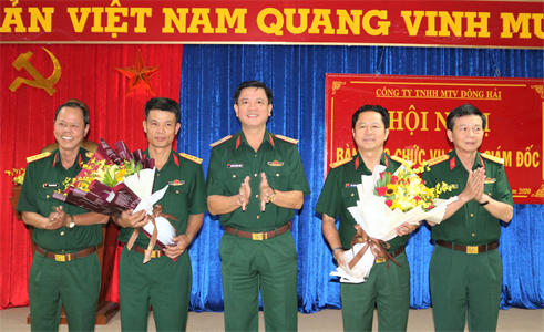 Thượng tá Lê Đức Hiền giữ chức Tổng Giám đốc Công ty Đông Hải