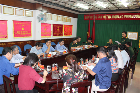 LLVT Quận 4 tăng cường phối hợp thực hiện nhiệm vụ quân sự, quốc phòng