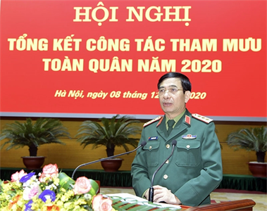 Tổng kết thực hiện nhiệm vụ công tác tham mưu toàn quân năm 2020