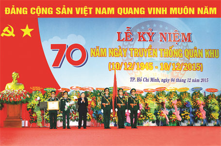 Phần thưởng cao quý của LLVT và Nhân dân Quân khu 7