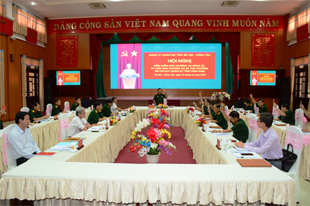 Đảng ủy Quân sự tỉnh Bà Rịa - Vũng Tàu: Hội nghị kiểm điểm năm 2020