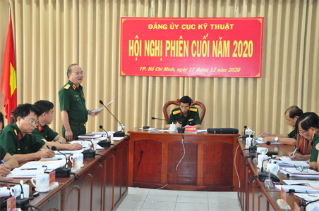 Đảng ủy Cục Kỹ thuật lãnh đạo hoàn thành 105% kế hoạch năm