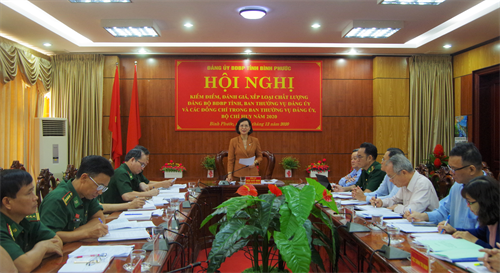 Kiểm điểm, đánh giá, xếp loại chất lượng Đảng bộ BĐBP tỉnh Bình Phước