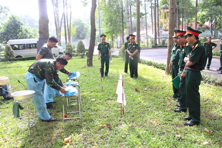 Cục Quân y - Bộ Quốc phòng: Kiểm tra đội y học dự phòng Quân khu 7