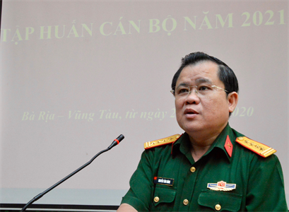 Bộ CHQS tỉnh Bà Rịa - Vũng Tàu tập huấn cán bộ huấn luyện và khung huấn luyện CSM năm 2021