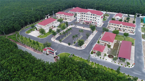 Không gian xanh, sạch, đẹp ở Ban CHQS huyện Bắc Tân Uyên