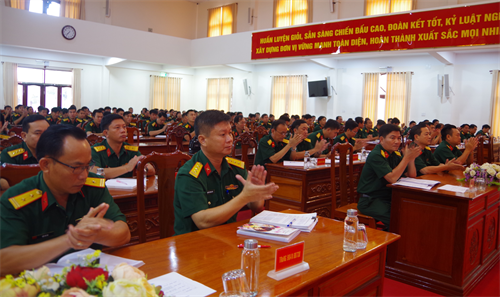 Đảng ủy, Bộ CHQS tỉnh Long An quán triệt Nghị quyết Đại hội đại biểu Đảng bộ Quân đội lần thứ XI, nhiệm kỳ 2020-2025