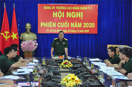 Đảng ủy Trường Cao đẳng Quân y 2 ra nghị quyết lãnh đạo thực hiện nhiệm vụ năm 2021