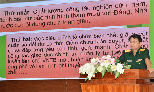 Cục Chính trị Quán triệt, triển khai Nghị quyết Đại hội Đảng bộ Quân đội lần thứ XI