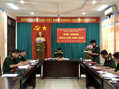 Bộ Chỉ huy Quân sự tỉnh Bà Rịa - Vũng Tàu tổng kết công tác Hậu cần - Tài chính năm 2020