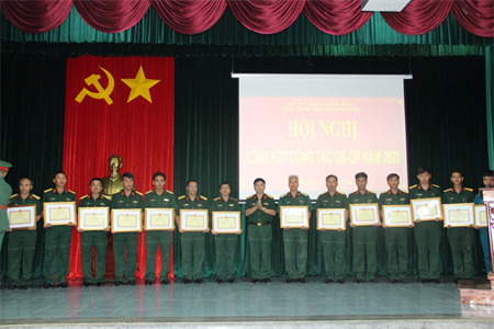 Bộ Chỉ huy quân sự tỉnh Bình Phước tổng kết nhiệm vụ quân sự, quốc phòng năm 2020