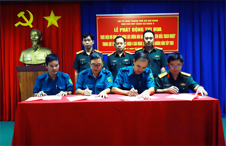 LLVT Quận 4 phát động thi đua