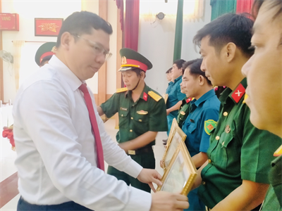 Ban CHQS huyện Châu Đức, tỉnh Bà Rịa-Vũng Tàu triển khai nhiệm vụ quốc phòng, quân sự địa phương năm 2021