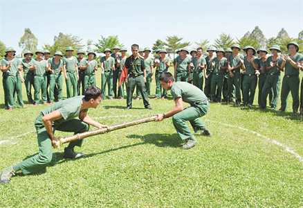 Rèn luyện sức khỏe ở Sư đoàn 5