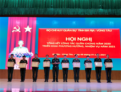 Bộ CHQS tỉnh Bà Rịa - Vũng Tàu: Nâng cao hiệu quả hoạt động của tổ chức quần chúng