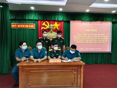 LLVT Quận 1 thi đua “Lập công dâng Đảng”