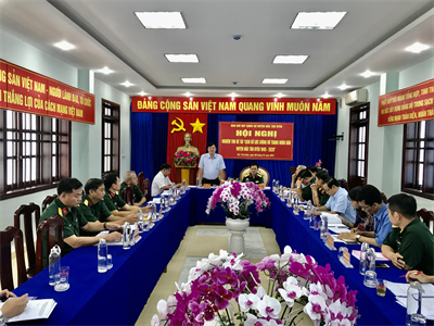 Ban CHQS huyện Bắc Tân Uyên nghiệm thu Đề tài lịch sử LLVT huyện giai đoạn 1945 – 2020