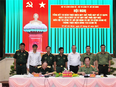 Nâng cao công tác phối hợp giữa Bộ Tư lệnh Cảnh vệ và Bộ Tư lệnh TP.HCM