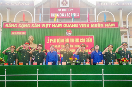 Trung đoàn 3, Sư đoàn 9 phát động thi đua kỷ niệm 90 năm Ngày thành lập Đoàn