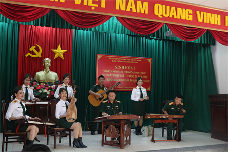 Ban CHQS Quận 7 tổ chức sinh hoạt ngày Chính trị văn hóa, tinh thần thiết thực, hiệu quả