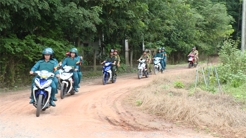 LLVT huyện Bắc Tân Uyên, tỉnh Bình Dương đổi mới nội dung, hình thức trong phong trào thi đua