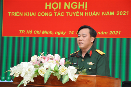 Cục Chính trị Quân khu 7 triển khai công tác Tuyên huấn năm 2021