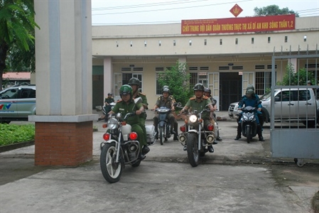 Thị xã Dĩ An tỉnh Bình Dương sơ kết 5 năm hoạt động của Trung đội dân quân thường trực ở khu công nghiệp