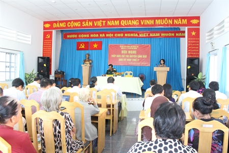 Tổ đại biểu Quốc hội Khóa XIV đơn vị số 2 (TP. HCM) tiếp xúc cử tri huyện Cần Giờ, Nhà Bè và quận 7