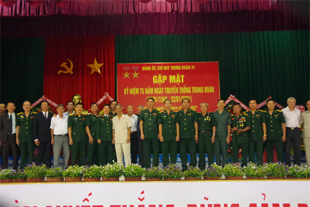 Trung đoàn 31, Sư đoàn 309 gặp mặt truyền thống kỷ niệm 75 năm ngày Thành lập