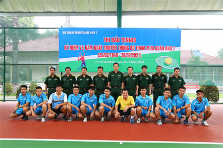 Bộ Tham mưu Quân khu khai mạc giải quần vợt chào mừng ngày truyền thống