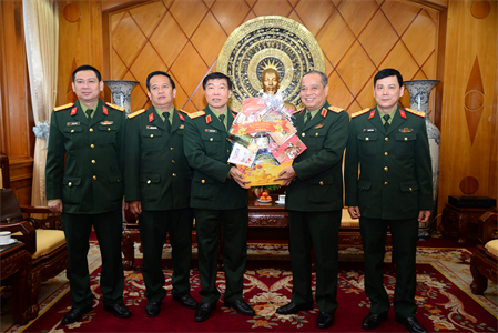 Bộ Tư lệnh Quân khu 7 thăm, chúc Tết các cơ quan, đơn vị phía Bắc