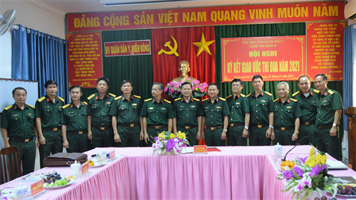 Cụm thi đua II, Cục Hậu cần Quân khu ký kết giao ước thi đua năm 2021